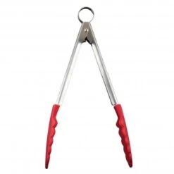 CUISIPRO Locking Tongs 9.5/24cm Silicone Red