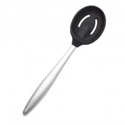 CUISIPRO PICCOLO Slotted Spoon 8/20cm Silicone Black