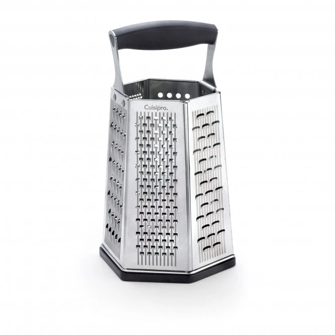 CUISIPRO SGT 6-Sided Box Grater 9.5/24cm 3 CUISIPRO SGT 6-Sided Box Grater 9.5/24cm