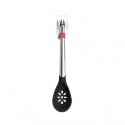 CUISIPRO Silicone Slotted Spoon 12/30.5cm Black (LFGB Silicone) -Knives From Japans cuisipro silicone slotted spoon 12 30 5cm black lfgb silicone p2602 14523 medium