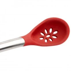 CUISIPRO Silicone Slotted Spoon 12/30.5cm Red (LFGB Silicone) -Knives From Japans cuisipro silicone slotted spoon 12 30 5cm red lfgb silicone p2603 14528 medium