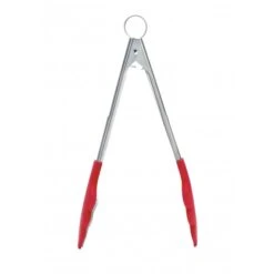 CUISIPRO Tongs With Teeth 12/30.5cm Silicone Red