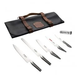 Global GCH-47/6 6 Piece Global Knife Case Set