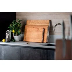 GLOBAL Cherry Wood Chopping Board - 35 X 25 Cm -Knives From Japans global accessories global cherry wood chopping board 35 x 25 cm p2833 15845 medium