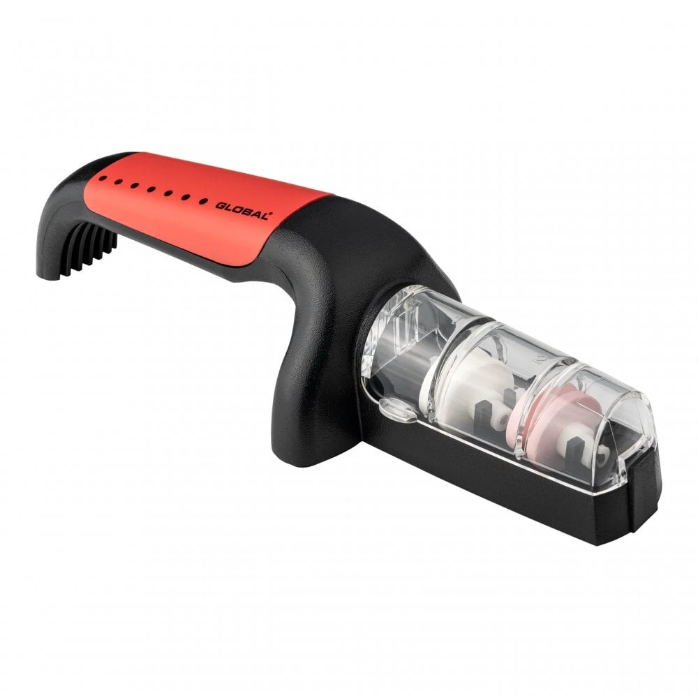 Global GS-440/BR Ceramic Water Sharpener – Black & White Two-Stage Pull-Through 3 Global GS-440/BR Ceramic Water Sharpener – Black & White Two-Stage Pull-Through