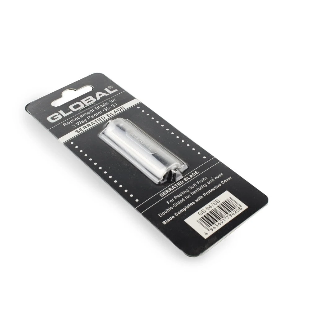 Global Accessories GS-94/SB Global Spare Serrated Peeler Balde 4 Global Accessories GS-94/SB Global Spare Serrated Peeler Balde - Image 2