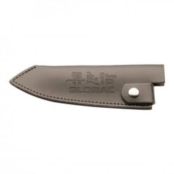 GSH-02/GR Global Medium Grey Leather Knife Sheath
