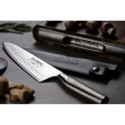 Global GF-99 Fully Forged 20.5cm Fluted Cook's Knife - Professional Cromova18 Series 17 Global GF-99 Fully Forged 20.5cm Fluted Cook's Knife - Professional Cromova18 Series -Knives From Japans global forged gf 99 global gf cooks knife fluted 20 5cm blade p1255 12187 medium