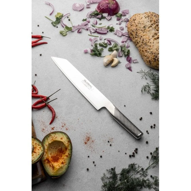 Global G-106 Special Edition 24cm Kiritsuke Knife – Limited Release Cromova18 Japanese Chef's Knife 4 Global G-106 Special Edition 24cm Kiritsuke Knife – Limited Release Cromova18 Japanese Chef's Knife - Image 2