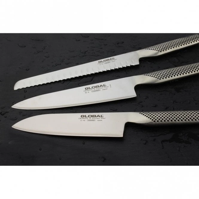 Global G-22 Scalloped Bread Knife - 20cm Cromova18 Stainless Steel Deep Serrated Blade 8 Global G-22 Scalloped Bread Knife - 20cm Cromova18 Stainless Steel Deep Serrated Blade - Image 6