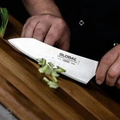 Global G-4 Oriental Cook's Knife 18cm - Cromova18 Stainless Steel Japanese Chef's Knife -Knives From Japans global g g 4 oriental cooks knife 18cm blade p54 12228 medium