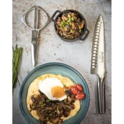 G-77 Global Fluted 20cm Chef's Knife -Knives From Japans global g g 77 global fluted 20cm chefs knife p639 12265 medium