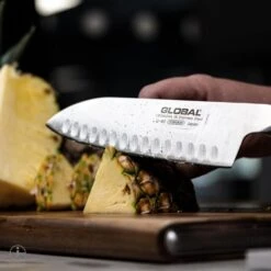 G-80 18cm Fluted Santoku Knife 15 G-80 18cm Fluted Santoku Knife -Knives From Japans global g g 80 18cm fluted santoku knife p599 12268 medium