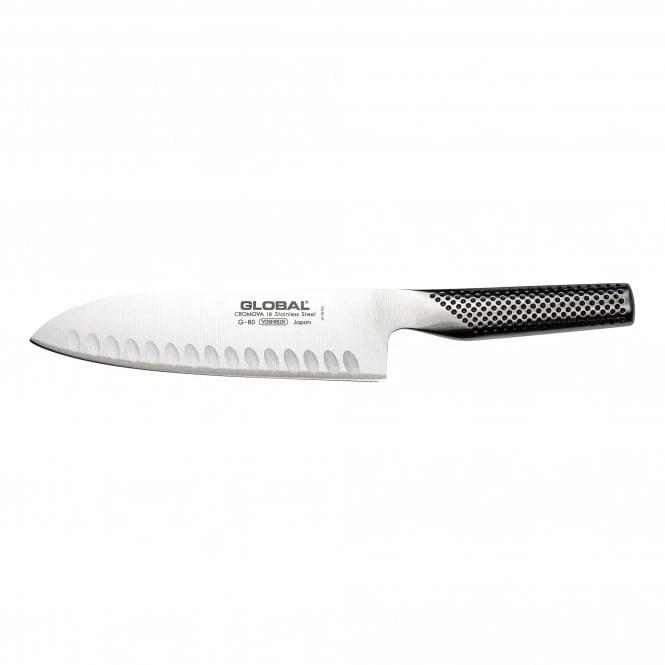 G-80 18cm Fluted Santoku Knife 3 G-80 18cm Fluted Santoku Knife