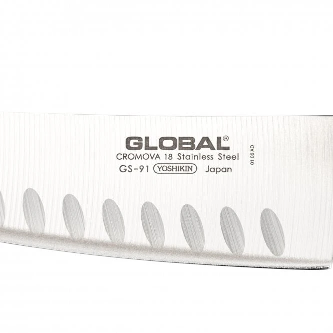 Global Vegetable Knife Fluted 14cm Blade 4 Global Vegetable Knife Fluted 14cm Blade - Image 2