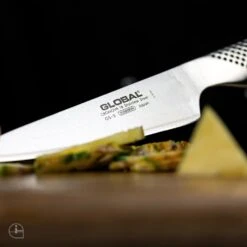 Global GS-3 Cook's Knife 13cm – Japanese Stainless Steel Hollow Handle Chef's Knife -Knives From Japans global gs gs 3 cooks knife 13cm blade p12 12280 image
