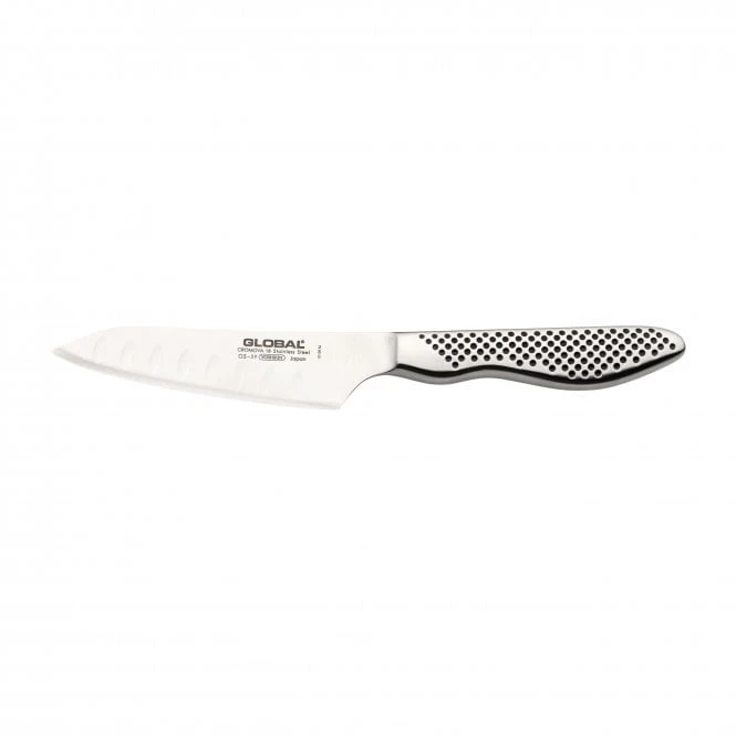 GS-59 Global Oriental Cook's Knife Fluted 11cm Blade 3 GS-59 Global Oriental Cook's Knife Fluted 11cm Blade