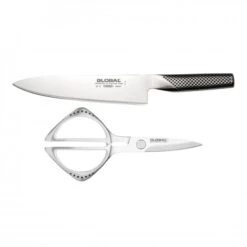 2 Piece Kitchen Knife & Shears Set