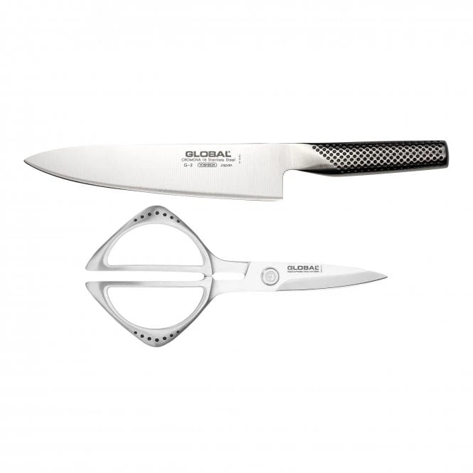 2 Piece Kitchen Knife & Shears Set 3 2 Piece Kitchen Knife & Shears Set