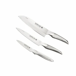 3 Piece Global SAI Kitchen Set -Knives From Japans global knife sets 3 piece global sai kitchen set p196 5729 medium