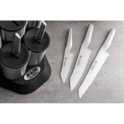 D-GN-2020/6B Global NI Engine Block 6pce Knife Block Set -Knives From Japans global knife sets d gn 2020 6b global ni engine block 6pce knife block set p2542 14138 medium