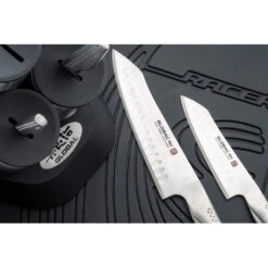 D-GN-2020/6B Global NI Engine Block 6pce Knife Block Set -Knives From Japans global knife sets d gn 2020 6b global ni engine block 6pce knife block set p2542 14139 medium