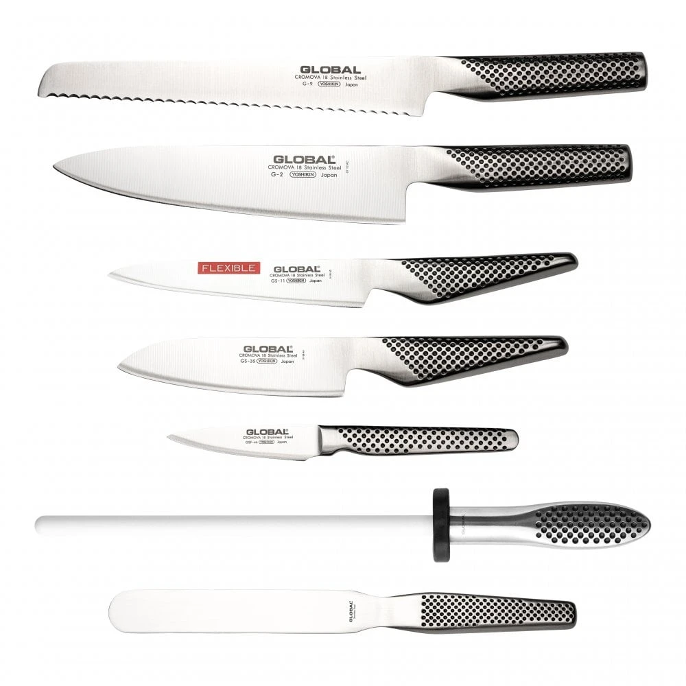 Global G-666/KD Special Edition 8-Piece Knife Case Set – Professional Japanese Chef Collection 4 Global G-666/KD Special Edition 8-Piece Knife Case Set – Professional Japanese Chef Collection - Image 2