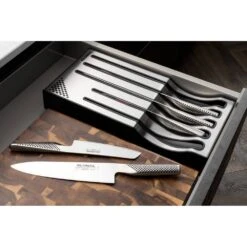 Global Knife Sets G-88/239511 Global 5 Piece Kitchen Knife Set With Storage Dock -Knives From Japans global knife sets g 88 239511 global 5 piece kitchen knife set with storage dock p2025 11219 image