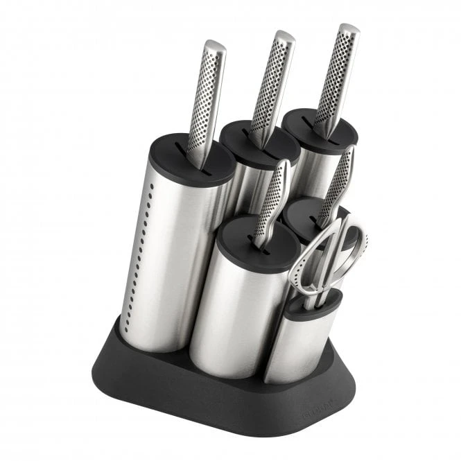 Global Classic Engine Block 7pce Knife Block Set 3 Global Classic Engine Block 7pce Knife Block Set