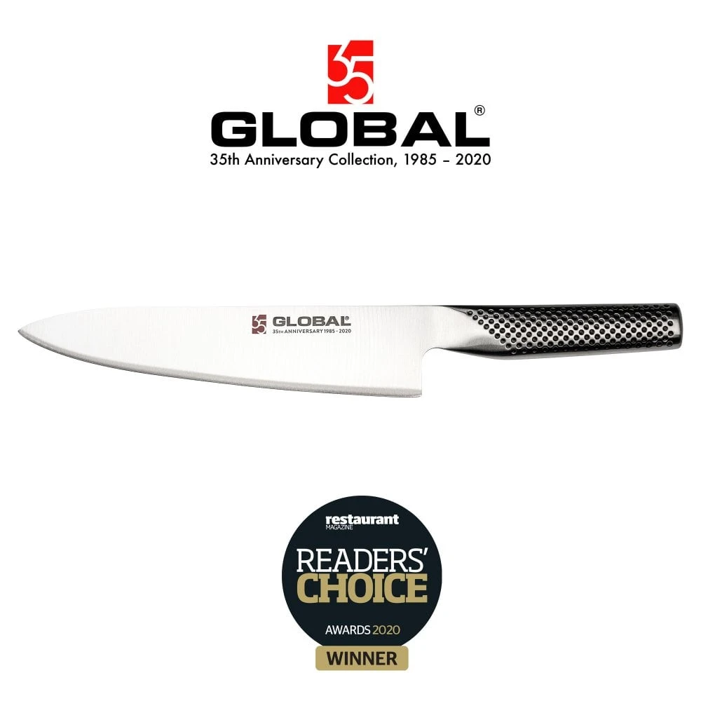 Global Knife Sets Global G-836/12ANB 35th Anniversary 12 Piece Block Set 5 Global Knife Sets Global G-836/12ANB 35th Anniversary 12 Piece Block Set - Image 3