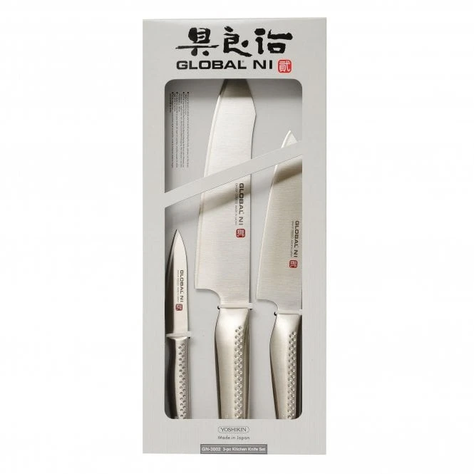 Global GN-3002 3 Piece Knife Set 4 Global GN-3002 3 Piece Knife Set - Image 2