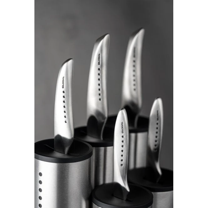 Global Sai Engine Block 6pc Knife Block Set 8 Global Sai Engine Block 6pc Knife Block Set - Image 6