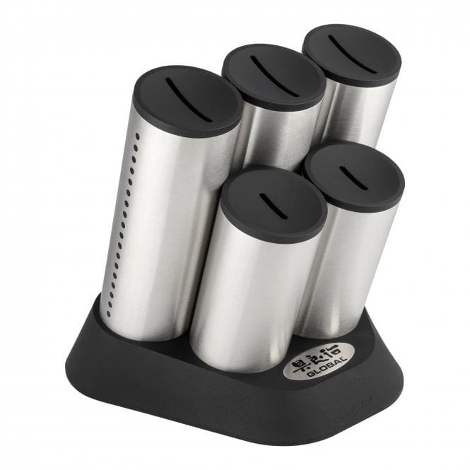 Global Sai Engine Block 6pc Knife Block Set 5 Global Sai Engine Block 6pc Knife Block Set - Image 3
