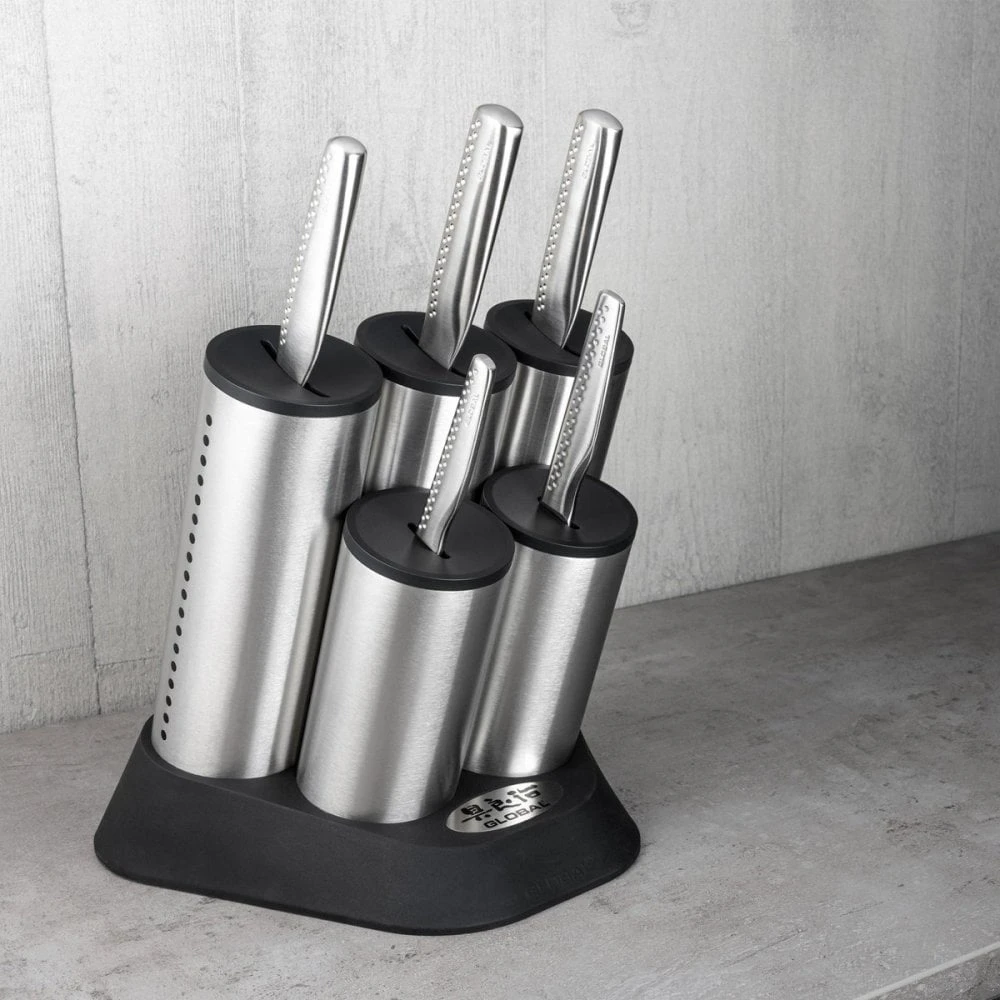 Global Ni Global NI Engine Block 6pce Knife Block Set 6 Global Ni Global NI Engine Block 6pce Knife Block Set - Image 4