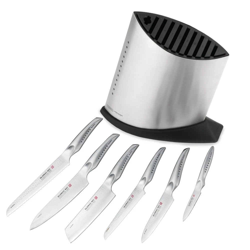 Global SAI Global SAI 7 Piece Knife Block Set 4 Global SAI Global SAI 7 Piece Knife Block Set - Image 2