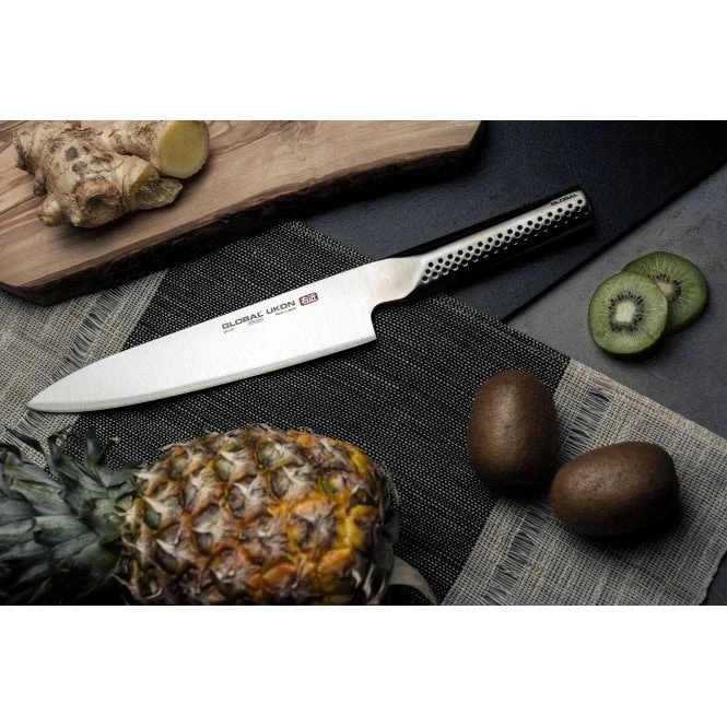 Global Ukon Chef's Knife 20cm Blade 8 Global Ukon Chef's Knife 20cm Blade - Image 6