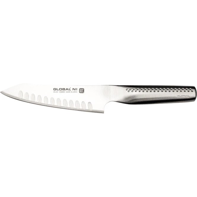 GN-001 Global Ni Oriental Fluted Cooks Knife 3 GN-001 Global Ni Oriental Fluted Cooks Knife