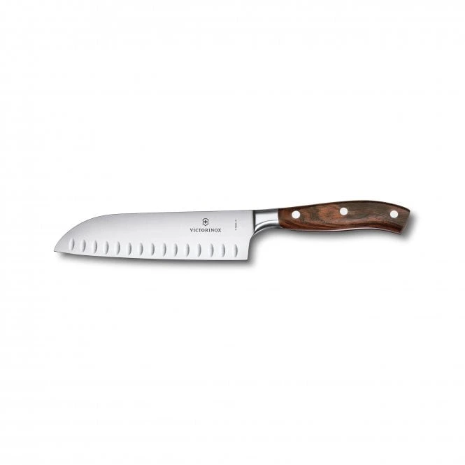 Santoku Knife, 17cm, Fluted, Wood 3 Santoku Knife, 17cm, Fluted, Wood
