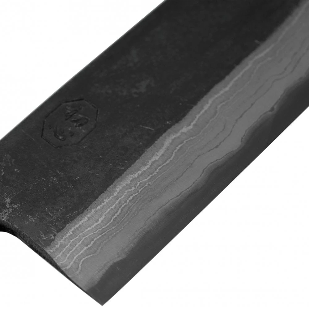 Hatsukokoro Hatsukokoro Kumokage Blue2 Kurouchi Damascus 24cm Gyuto 4 Hatsukokoro Hatsukokoro Kumokage Blue2 Kurouchi Damascus 24cm Gyuto - Image 2