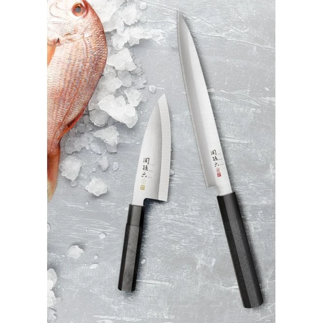 KAI Seki Magoroku Hekiju Left-Handed Deba Knife – 6 Inch (15cm) Carbon Stainless Steel 6 KAI Seki Magoroku Hekiju Left-Handed Deba Knife – 6 Inch (15cm) Carbon Stainless Steel - Image 4