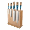 KEB-900/9B 9 Piece Knife Block Set - Ocean Blue 2 KEB-900/9B 9 Piece Knife Block Set - Ocean Blue -Knives From Japans katana saya elements keb 900 9b 9 piece knife block set ocean blue p1772 13487 medium