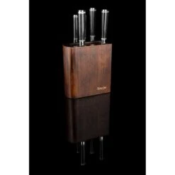 Katana Saya Pakkawood Katana Saya Pakkawood 6 Piece Knife Block Set -Knives From Japans katana saya pakkawood 6 piece knife block set p1417 11679 image