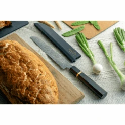 Katana Smoke Bread Knife 20cm Ebony -Knives From Japans katana smoke bread knife 20cm ebony p2844 15743 medium