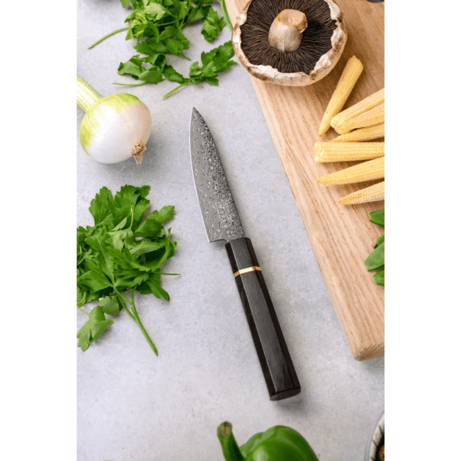 Katana Smoke Utility Knife 12cm Ebony 5 Katana Smoke Utility Knife 12cm Ebony - Image 3