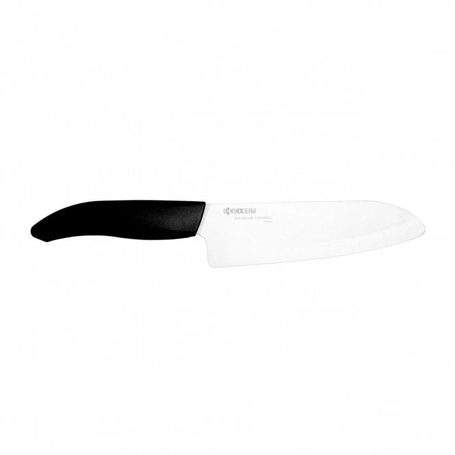 Kyocera Gen Series 16cm Zirconia Ceramic Santoku Knife – Black Ergonomic Handle Japan Made 3 Kyocera Gen Series 16cm Zirconia Ceramic Santoku Knife – Black Ergonomic Handle Japan Made