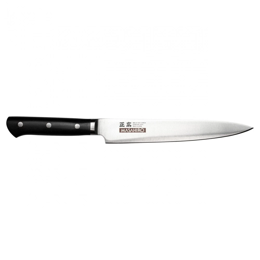 Masahiro MV-H MH-961 Carving Knife 20cm β Japanese MBS-26 High Carbon Stainless Steel Slicing Knife 3 Masahiro MV-H MH-961 Carving Knife 20cm β Japanese MBS-26 High Carbon Stainless Steel Slicing Knife