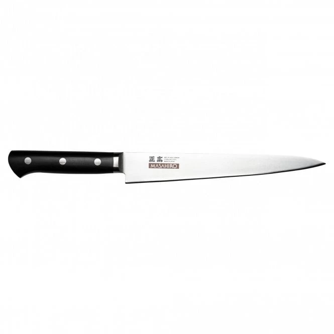 Masahiro MH-917 Slicer 24cm – MBS-26 High Carbon Stainless Steel Japanese Carving Knife 3 Masahiro MH-917 Slicer 24cm – MBS-26 High Carbon Stainless Steel Japanese Carving Knife