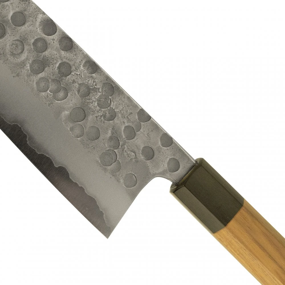 Matsubara Hamono TNK-T240GY-WN Tanaka Tsuchime Super Aogami 24cm Aogami Chef's/Gyuto Knife 4 Matsubara Hamono TNK-T240GY-WN Tanaka Tsuchime Super Aogami 24cm Aogami Chef's/Gyuto Knife - Image 2