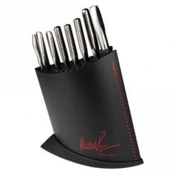 Global 10 Piece MRJ Knife Block Set In Black