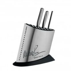 Global 4 Pce Knife Block Set Stainless Steel